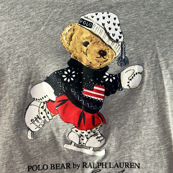 Polo Ralph Lauren Ice Skate Bear Top - Picture 2 of 7